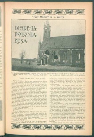 Desde la Polonia rusa : "Fray Mocho" en la guerra