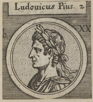 Bildnis von Ludouicus Pius, Kaiser des Römisch-Deutschen Reiches