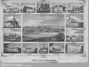 Schleiz und seine Hauptgebäude