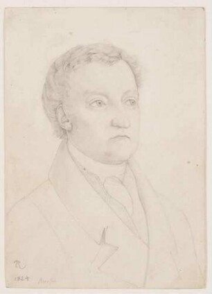 Porträt des preußischen Gesandten J. Bunsen, Rom