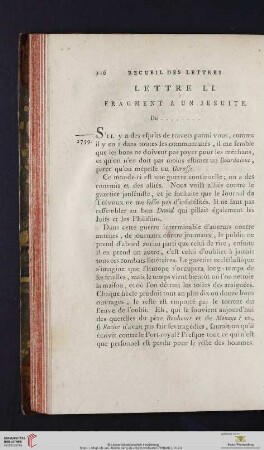 (Lettre LI - LX)