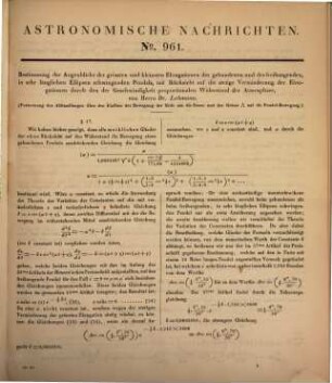 Astronomische Nachrichten : = Astronomical notes. 41. 1855