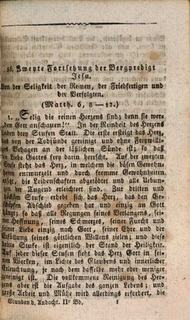 Stunden der Andacht für katholische Christen in 366 Betrachtungen oder das Evangelische Jahr nach der Concordanz aller vier Evangelisten, 2