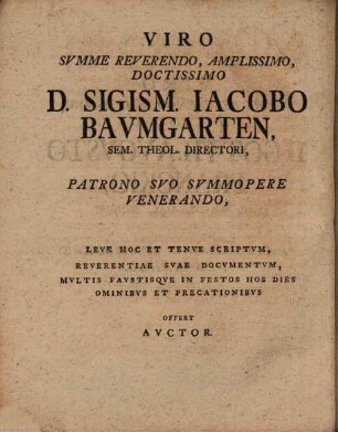 Specimen Examinis Critici Opervm, Qvae Ita Fervntvr, Macarii