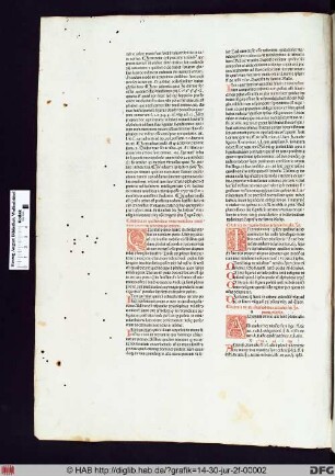 Mitte-unten: Kleine ornamentale Initiale A.