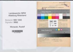 Entnazifizierung Rudolf Woracek, geb. 19.05.1918 (Kaufm.Angest.)