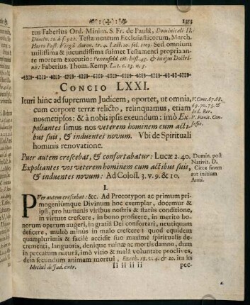 1353-1374, Concio LXXI.
