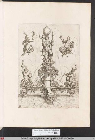 [Springbrunnen mit Heiligem Christophorus. Band II.]