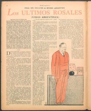 Los últimos rosales : Final del folletín de Mundo Argentino