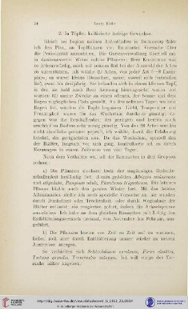 2. In Töpfen kultivierte holzige Gewächse