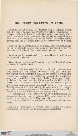 Rijks Kabinet van Prenten te Leiden
