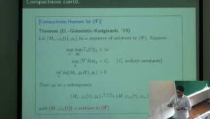A gradient flow of isometric G2 structures