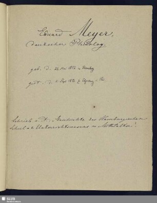 Nr. 63. Meyer, Eduard