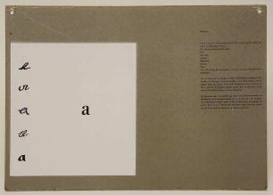 A Definition (Werkbundkiste Gute Typographie, Schautafel)