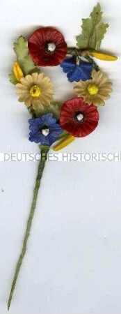Deutsches Rotes Kreuz, Wiesenblumen, Spendenabzeichen zugunsten des Kriegswinterhilfswerks 1940