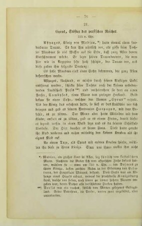 21. Cyrus, Stifter des persischen Reiches