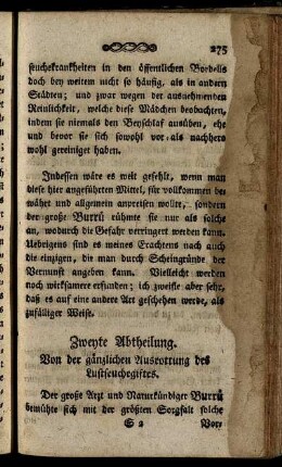 Zweyte Abtheilung. Von der gänzlichen Ausrottung des Lustseuchegiftes
