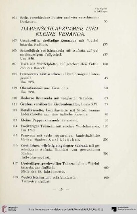 Damenschlafzimmer und kleine Veranda (Nr. 105-133)