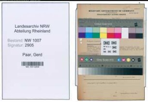 Entnazifizierung Gerd Paar , geb. 05.07.1900 (Kaufmann)