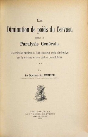 La diminution de poids du Cerveau dans la Paralysie Générale : Graphiques destinés à faire ressortir cette diminution sur le cerveau et ses parties constitutives