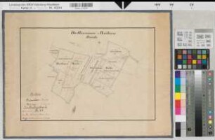 Senden (Senden), Hudebefreiung der Reckers- und Horstmerheide, Bl. 1 Brouillonkarte