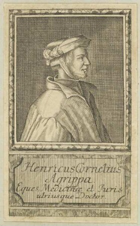 Bildnis des Henricus Cornelius Agrippa