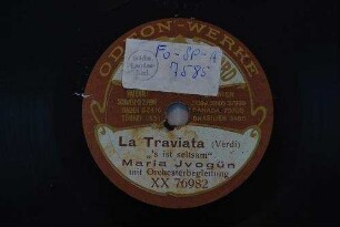 La Traviata : "'s ist seltsam" / (Verdi)
