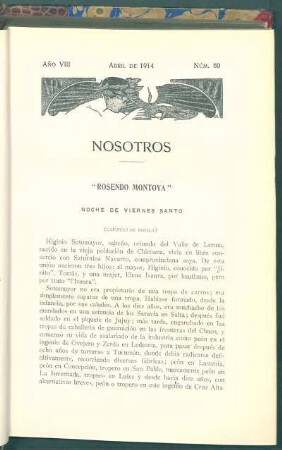 "Rosendo Montoya" : Noche de Viernes Santo