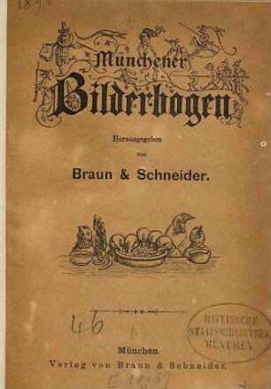 Münchener Bilderbogen. 1895, [1895]