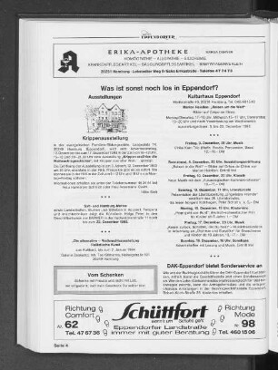 Was ist sonst noch los in Eppendorf?