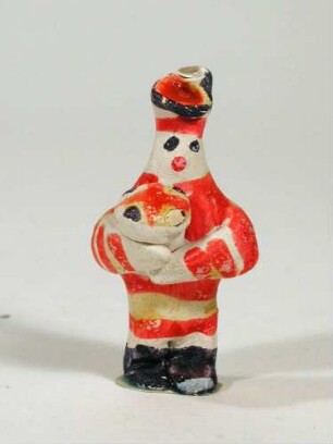 Figur, Mann mit Blumenstrauß
