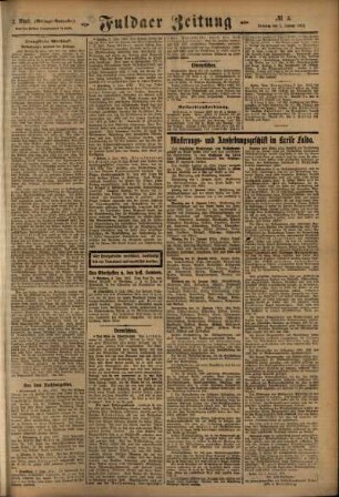 Dritte Ausgabe vom Dienstag, den 05. Januar 1915.