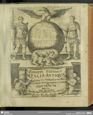 Philippi Clüverii Italia Antiqua