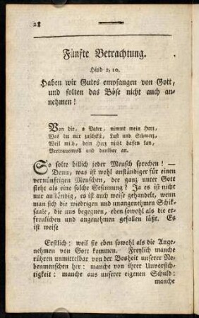 28-44, Fünfte Betrachtung. - Sechste Betrachtung.
