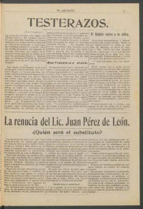 D. Quijote vuelve a su aldea.