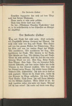 Der sterbende Soldat