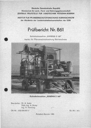 Kaltnebelmaschine KANEMA S 160