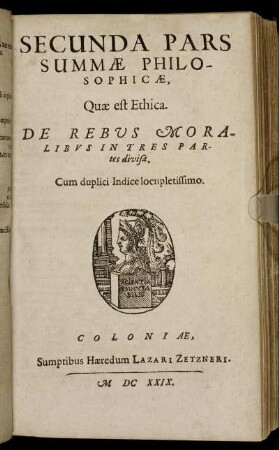 2: ... Pars Summae Philosophicae. 2