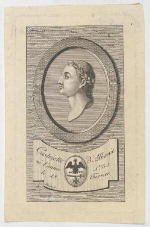 Bildnis des Steffane Annibale Castriotto d'Albanie