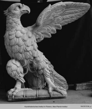 Ehemaliger Altar und Chorschranken (Fragmente: Domopera) : Adler der Calimalazunft (vom Baptisteriumsaltar)