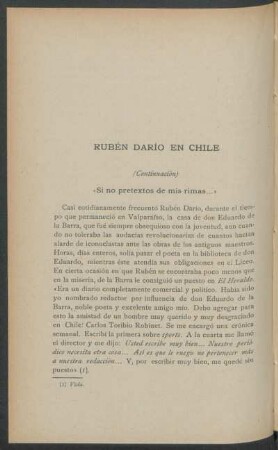 Rubén Darío en Chile - (Continuación)