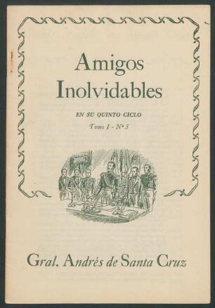 1943005105: Gral. Andrés de Santa Cruz