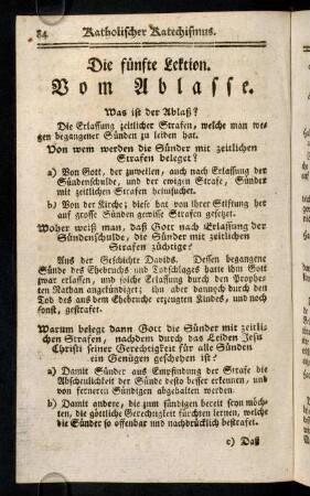 84-88, Die fuenfte Lektion