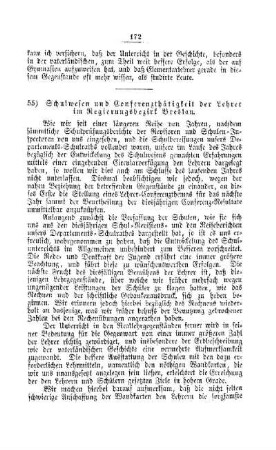 Schulwesen und Conferenzthätigkeit der Lehrer im Regierungsbezirk Breslau : [III. Seminarien, Bildung der Lehrer und deren persönliche Verhältnisse]