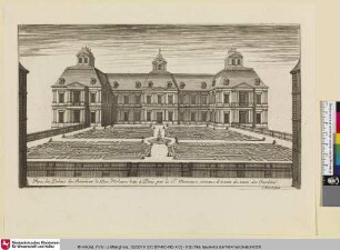 Le Grand Marot, Bl. 61: Face du Palais de Monsieur le Duc d'Orleans bati à Blois par le Sr. Mansart comme il de voit du costé des Jardins