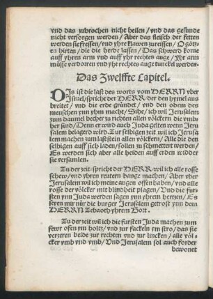 Das Zwelffte Capitel.