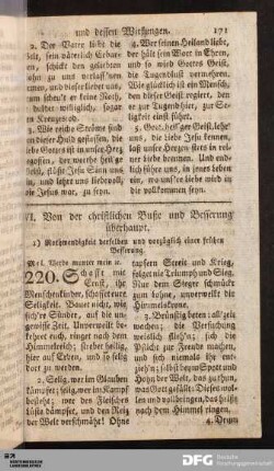 VI. Von der christlichen Buße und Besserung überhaupt.