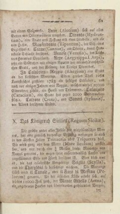 X. Das Königreich Sicilien (Regnum Siciliae)