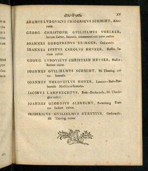 XV, Adamus Ludovicus Fridericus ...
