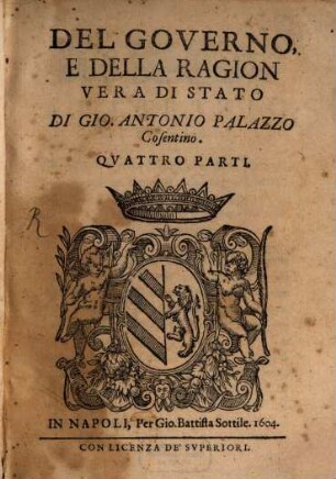 Discorso del Governo e della Ragion vera di Stato